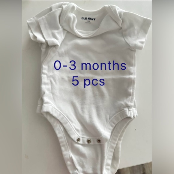 Old Navy Kids Matching Set - Blue, Orange, Gray, Cream - Picture 3 of 6